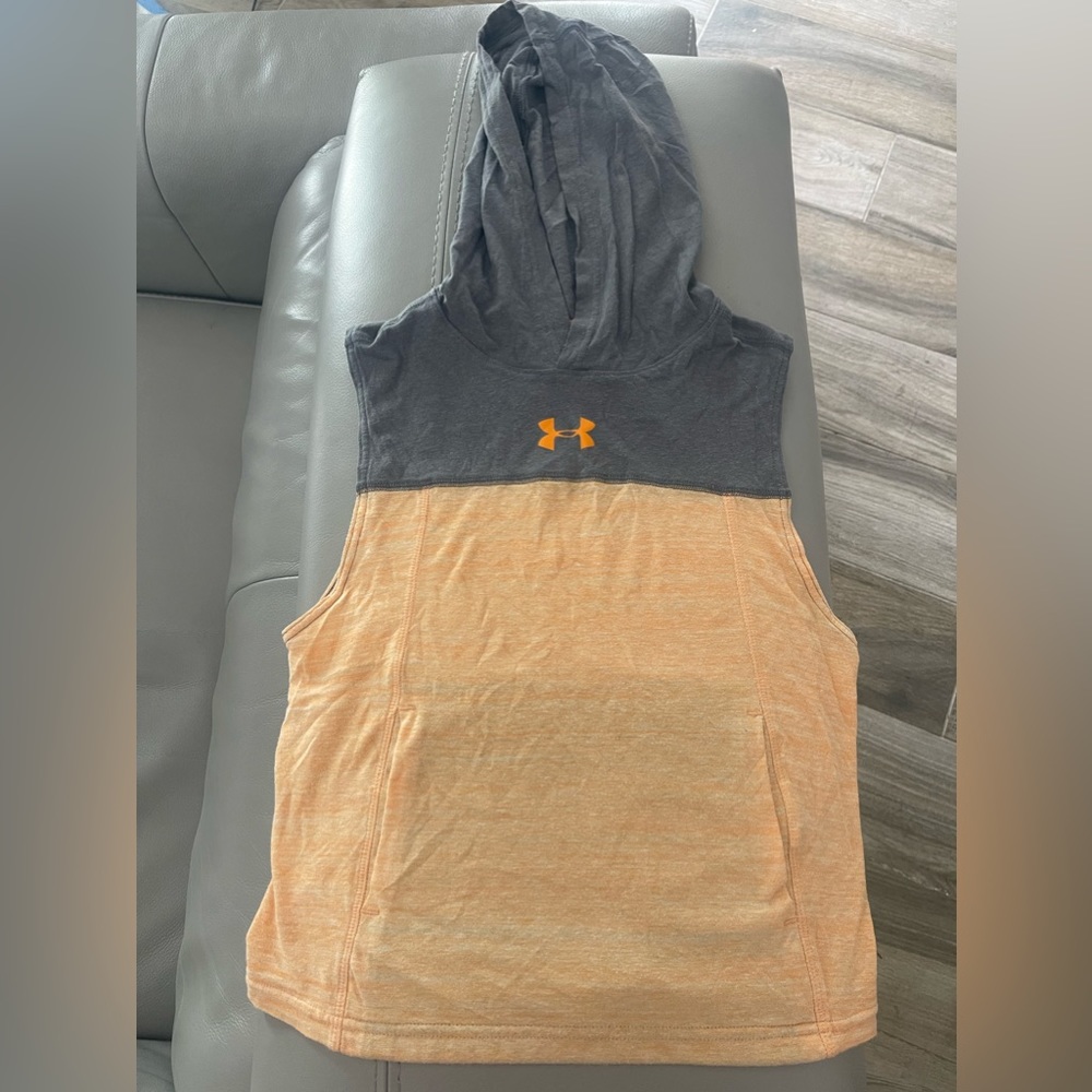 Youth Sm sleeveless and Hooded T